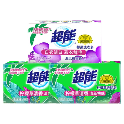 超能雕牌洗衣皂家庭装不伤手