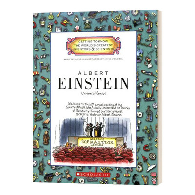 英文原版 Albert Einstein 爱因斯坦-伟大的发明家&科学家 英文版 进口英语原版书籍