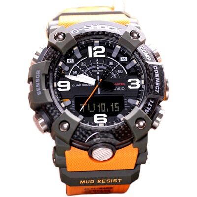 卡西欧男士碳纤维蓝牙运动腕表