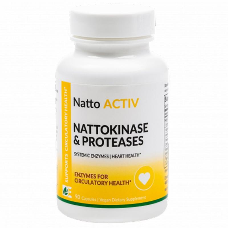 日本直采香港仓发DYNAMIC ENZYMES 45粒 强护心脑辅酶Q10纳豆激酶