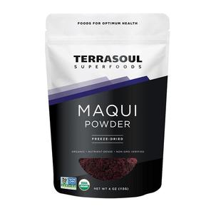 【自营】进口Terrasoul有机冻干马基莓粉花青素纯粉抗自由基氧化