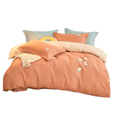 秋冬四件套纯棉加厚磨毛罗莱