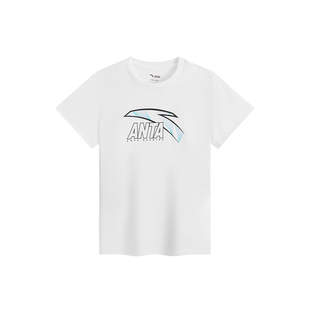 安踏儿童速干短袖T男童2026夏季新品冰丝透气运动上衣时尚T恤衫