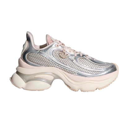 adidas阿迪达斯三叶草「浮蝶鞋」夏女OZVENUZ厚底老爹鞋 KK4674