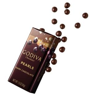 【自营】Godiva 歌帝梵巧克力豆黑巧牛奶多口味罐装礼物休闲零食