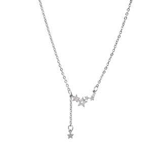 KANSAI带钻五角星项链冷淡风轻奢小众锁骨链配饰夏新款设计感饰品