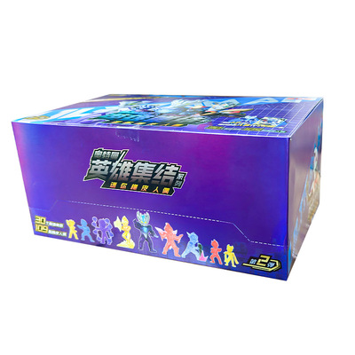 卡游奥特曼橡皮人偶英雄集结第九弹迷你盲盒整盒全套XP卡玩具9代