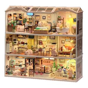 若来超级世界积木拼装玩具微缩模型diy小屋儿童礼物送女孩