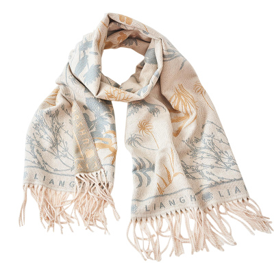 良渚文化良植围巾冬季氛围感送妈妈生日礼物送女生朋友精美保暖