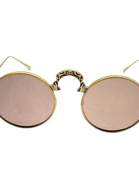 天然石头眼镜圆形男式高档石头镜