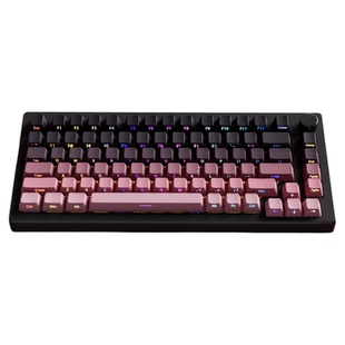 黑吉蛇AL75V2客制化机械键盘75%配列铝坨坨gasket结构热插拔无线