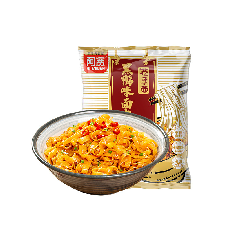 阿宽巷子面皮黑鸭味面皮袋装