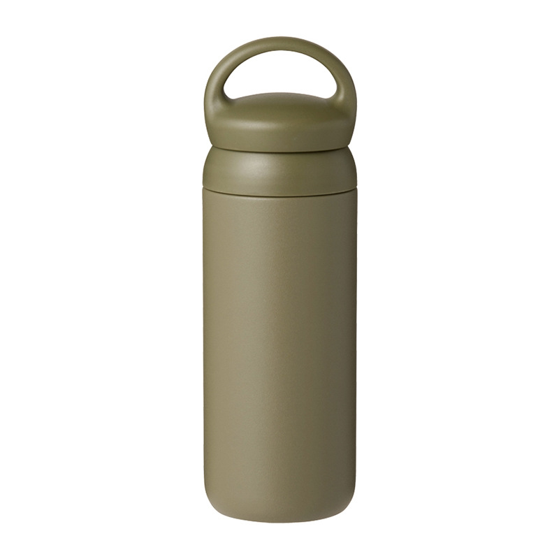 日本kinto 手提便携不锈钢保温保冷杯随行杯水杯密封防漏500ml