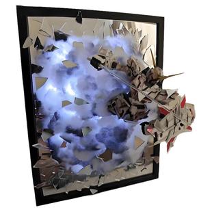 万代MG通用破镜特效高达战斗暴龙兽数码宝贝特效白雪姬掉毛飞翼