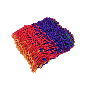 彩色防护网尼龙安防网阳台楼梯防坠网挂衣网球场隔离网吊顶网子