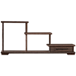 实木茶杯架子博古架红木台式新中式桌面收纳置物架茶壶茶具摆放架