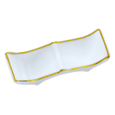 金边陶瓷筷子架筷架酒店摆台餐具