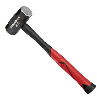 重型大锤软把八角锤手锤锤子铁锤大号8磅大全石工锤砸墙神器工地