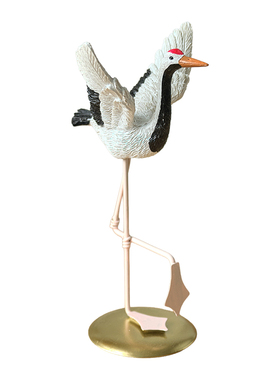 手工仙鹤摆件书房客厅创意礼物