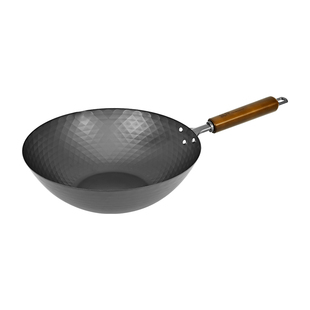 神田日本铁神老式铁锅传统铁锅家用大勺炒锅煤气炒菜锅