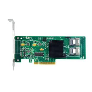 Linkreal SAS阵列卡 PCIeX8转8口硬盘HBA直通 支持RAID015 全新