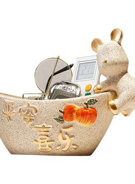 玄关鞋柜钥匙收纳摆件