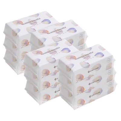 洁丽雅一次性洗脸巾12包家用成人