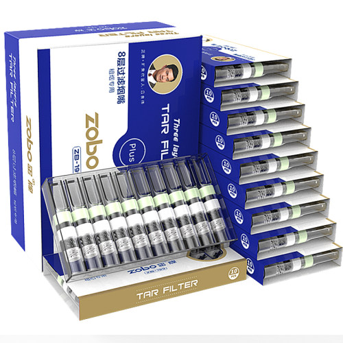 ZOBO正牌烟嘴过滤器一次性抛弃型三四五重粗中细支一体三用净烟器