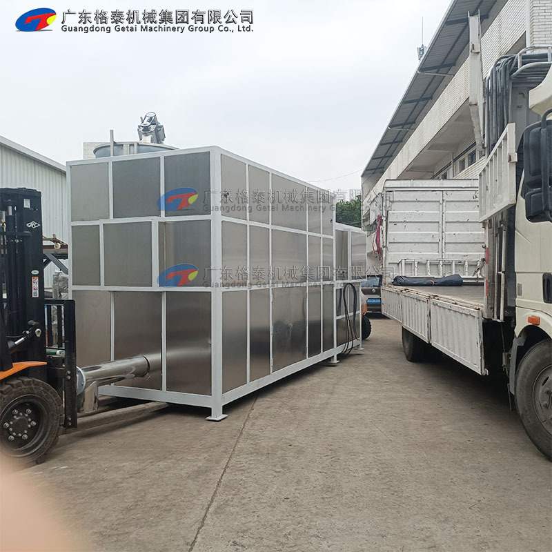 新款推荐封板式不锈钢卧式豆腐渣烘干干粉搅拌机污泥干粉料混合机