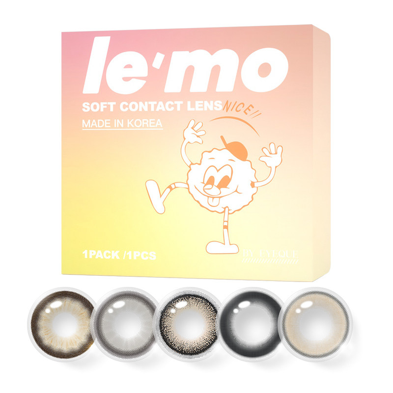 【月抛！囤货】EYEQUE王柠萌同款美瞳LEMO月抛4片装