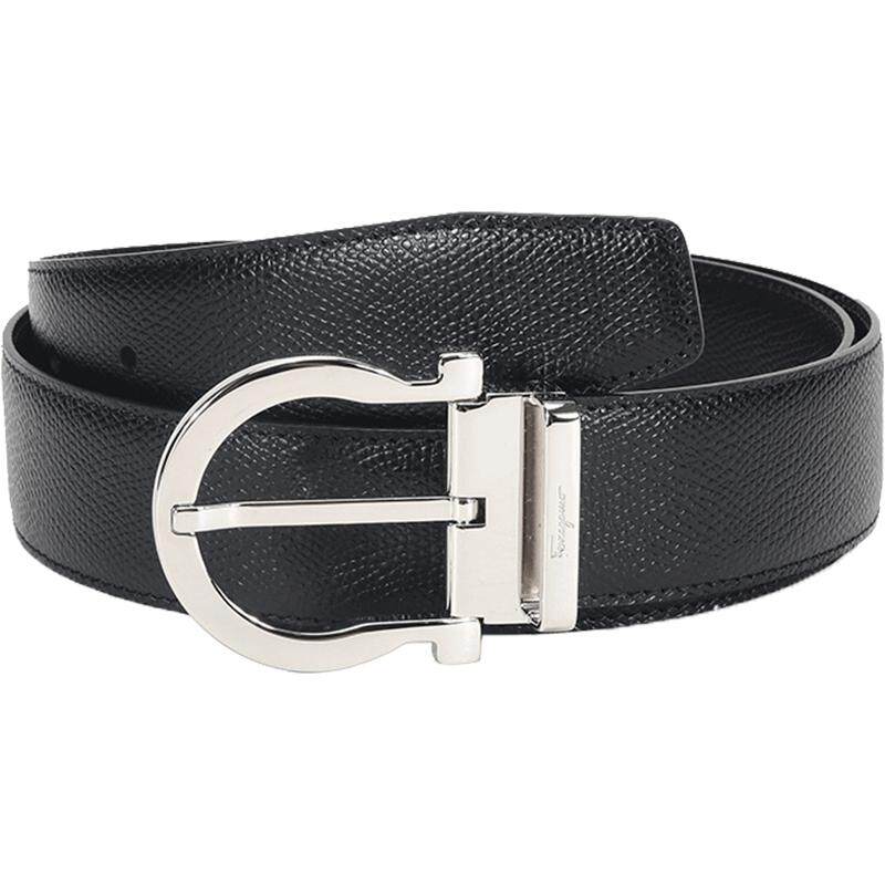 ferragamo自营针扣式双面皮带