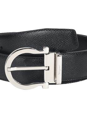 ferragamo自营针扣式双面皮带