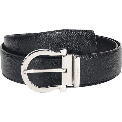 ferragamo自营针扣式双面皮带