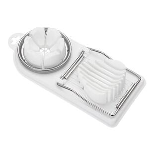 多功能切蛋器不锈钢手动松花蛋切片切鸡蛋神器二合一切皮蛋分割器