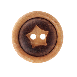 维达 古朴星孔 复古木头纽扣衬衫外套扣高端毛衣扣子针织装饰纽扣