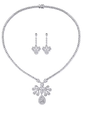 法式轻奢高级感晚礼服婚纱项链