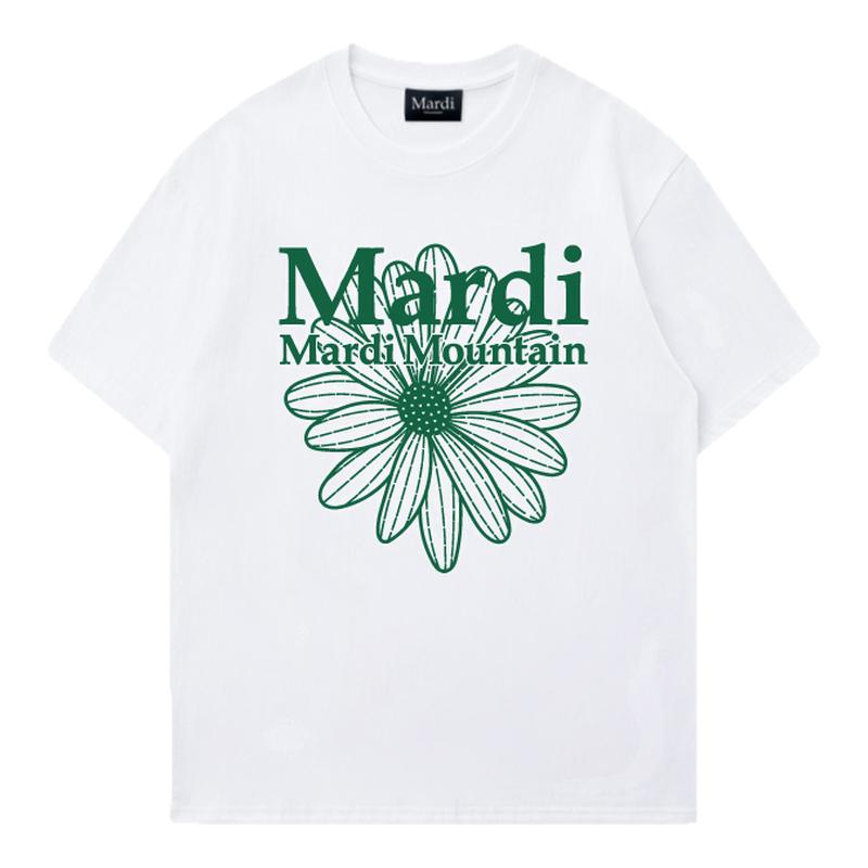 官方授权正品 Mardi Mountain 小雏菊2026韩国新款纯棉短袖女t恤