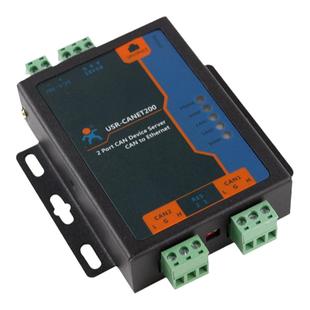 工业级串口服务器CAN转以太网RS485互转有人USR-CANET200