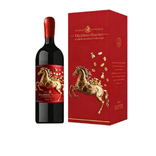 生肖酒马到成功14.5干红葡萄酒法国进口礼盒红酒5L大瓶酒摆件送礼