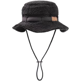 JUZI STORE童装冬季渔夫帽棉花绒基本款保暖帽子男童女童1837937