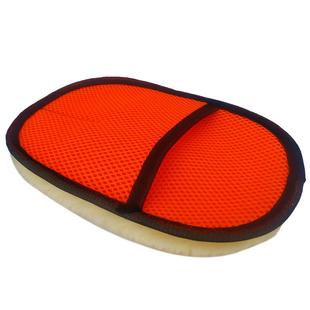 洗车手套毛绒羊毛熊掌工具抹布不伤漆面汽车擦车打蜡打沫专用海绵