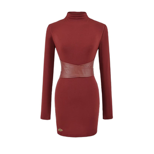 le palais vintage 实用好穿 简洁有气场小高领紧身收腰3色连衣裙