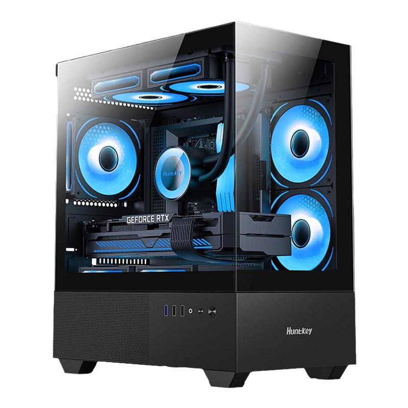 AMD锐龙R5 7500F/7600X台式机电脑DIY主机组装机整机高配3A游戏全套网游微星无间直播主播LOL台式