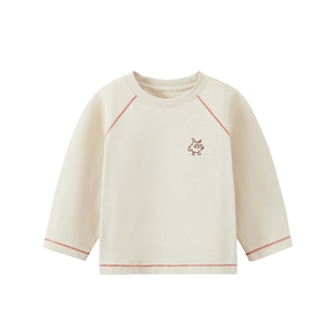 [小魔怪2.0速干衣]齐齐熊宝宝t恤长袖春装男童运动衣儿童2026新款