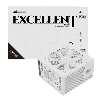 长城电源E6电脑电源台式机电源650w电源750w电源850w白牌白色电源