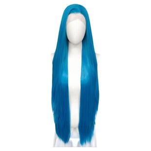 双城之战金克丝假发蓝色假发超长直发高温丝LOL英雄联盟COS假发