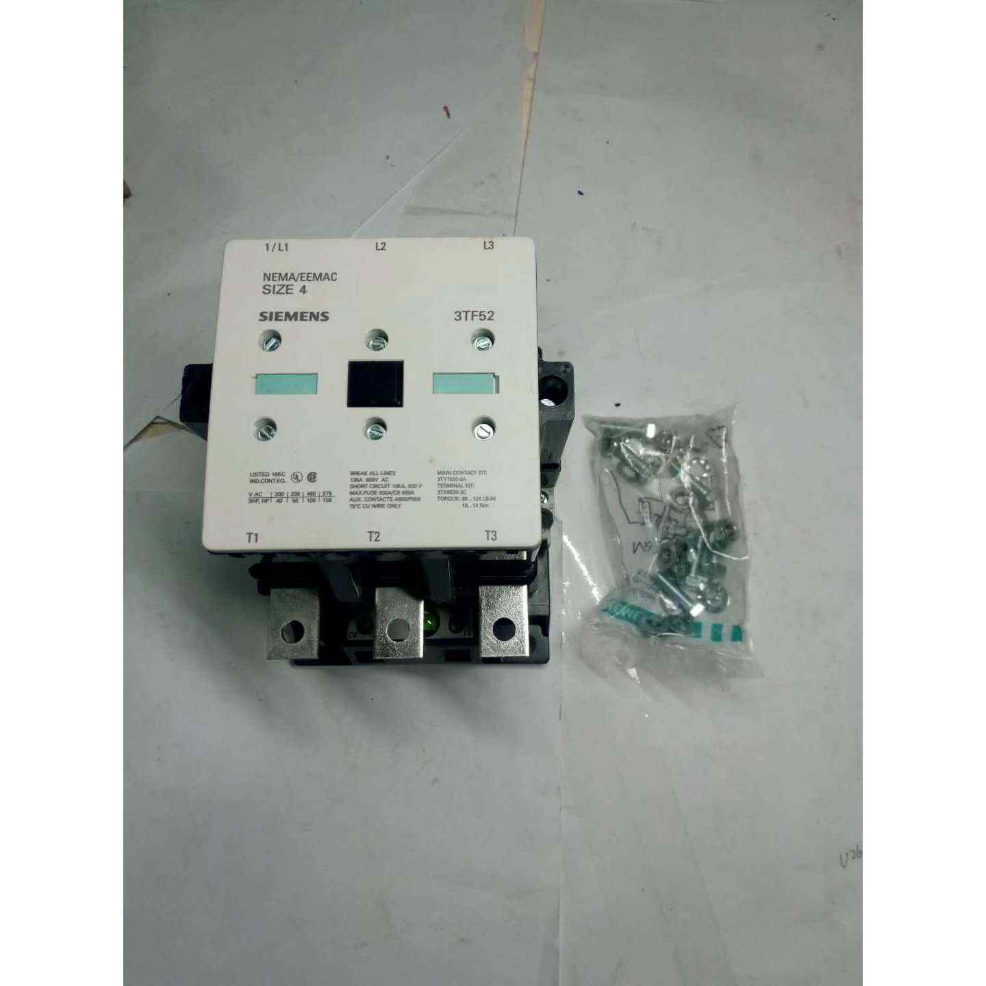 议价西门子3TF5211-0AG21交流接触器 线圈220V