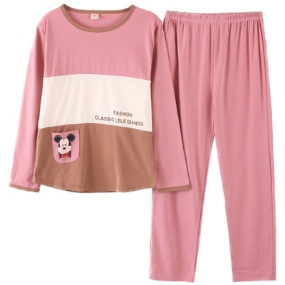 睡衣长袖可爱卡通外穿女孩家居服