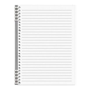 3本b5活页本替芯空白26孔活页本外壳封面横线子替芯笔记本A5活页纸网格方格活页纸20孔手账本活页芯打孔本K1