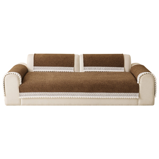 皮沙发垫防滑固定四季通用2026新款简约高级感加厚沙发套罩盖布巾